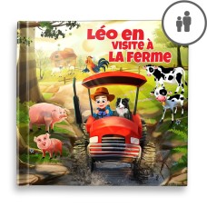 "En visite à la à la ferme" - Livre d'histoire Personnalisée - FR|CA-FR