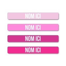 FR - Pinks Mini Name Labels
