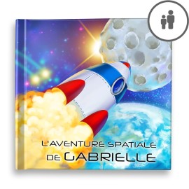 "L'Aventure Spatiale" - Livre d'histoire Personnalisée