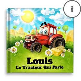 "Le Tracteur Qui Parle" - Livre d'histoire Personnalisée