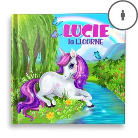 "La licorne" - Livre d'histoire Personnalisée
